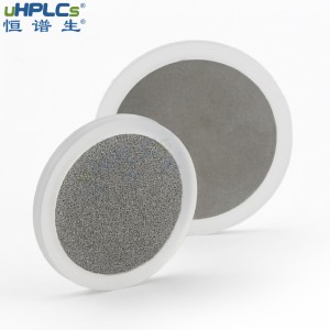 恒譜生超高壓PCTFE液相色譜耗材不銹鋼在線過(guò)濾器篩板，OD6.4*ID1.6*H1.6
